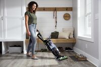 BISSELL - Pet Hair Eraser Turbo Rewind Upright Vacuum - Cobalt Blue and Electric Green - Angle