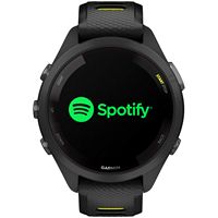 Garmin - Forerunner 265S GPS Smartwatch 42 mm Fiber-reinforced polymer - Black - Angle