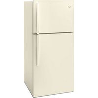 Whirlpool - 19.2 Cu. Ft. Top-Freezer Refrigerator - Biscuit - Angle