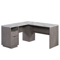 Sauder - East Rock L-Desk Ao A2 - Ashen Oak - Angle