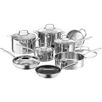 Cuisinart - Professional Series 13-Piece Stainless Set - Stainless Steel - Angle