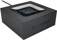 Logitech - Wireless Bluetooth Speaker Adapter - Black - Angle