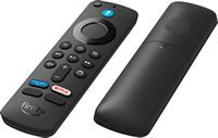 Amazon - Alexa Voice Remote with TV controls (requires compatible Fire TV device) - Black - Angle