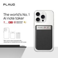 PLAUD - Note Smart AI Voice/Audio Recorder - Silver - Angle