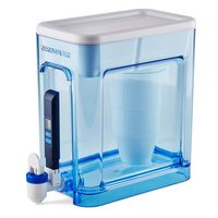 Culligan ZeroWater - 22 Cup Ready-Read 5-stage Water Filtration Dispenser - Blue - Angle