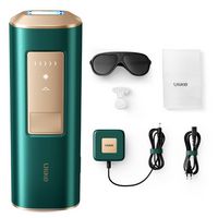 Ulike - Air 2 Ice Cooling IPL Dry Hair Removal Device - Dark Green - Angle