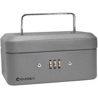 Barska - Cash Box with Combination Lock - Black - Angle