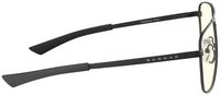 GUNNAR - Mustang Computer Glasses with Blue Light Reduction, Clear Lenses - Onyx - Angle