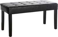 CorLiving - California 24 Panel Bench - Dark Espresso/Black - Angle