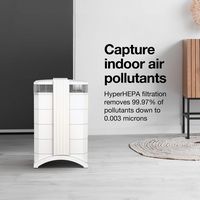 IQAir HealthPro Compact XE Air Purifier - White - Angle