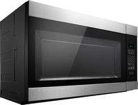 Amana - 1.6 Cu. Ft. Over-the-Range Microwave - Stainless Steel - Angle