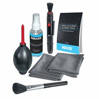 Bower 7-Piece Camera Lens and Screen Cleaning Kit - Black - Angle