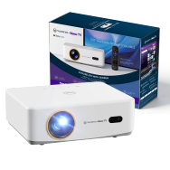 Vankyo - Leisure 570RB Native Full HD 1080P Wireless Roku TV Smart Single LCD Mini Projector, Scr... - Angle