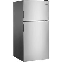 Maytag - 18.1 Cu. Ft. Top-Freezer Refrigerator - Stainless Steel - Angle