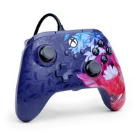 PowerA - Advantage Plus Wired Controller for Xbox Series X|S - Night Blossom - Angle