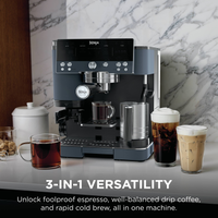 Ninja - Luxe Café Premier Series 3-in-1 Espresso, Coffee, and Cold Brew Machine with Grinder and ... - Angle