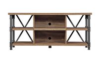 Twin Star Home - Irondale Open Architecture TV Stand for TVs up to 60 inches - Autumn Driftwood - Angle