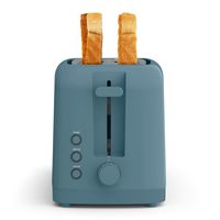 Bella - Fits-anywhere Kitchenware: 4-Slice Slim Toaster - Surf - Angle
