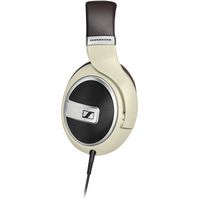 Sennheiser - HD 599 Wired Open Back Over-the-Ear Headphones HD 5 - Brown/Ivory/Matte Metallic - Angle