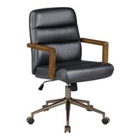 OSP Home Furnishings - Henfield Office Chair - Black - Angle