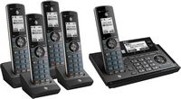 AT&T - CLP99587 Connect to Cell DECT 6.0 Expandable Cordless Phone System with Digital Answering ... - Angle