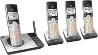 AT&T - CL82407 DECT 6.0 Expandable Cordless Phone System with Digital Answering System and Smart ... - Angle