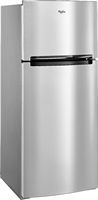 Whirlpool - 17.6 Cu. Ft. Top-Freezer  Fingerprint Resistant Refrigerator - Stainless Steel - Angle