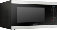 Samsung - 1.9 Cu. Ft. Countertop Microwave with Sensor Cook - Stainless Steel - Angle