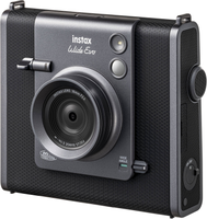 Fujifilm - instax WIDE Evo Hybrid Instant Film Camera - Black - Angle