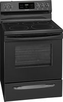 Frigidaire - Self-Cleaning Freestanding Electric Range - Black - Angle
