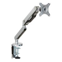 Office Star Products - Single Monitor Arm with USB - Silver - Angle