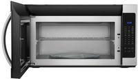 Whirlpool - 2.1 Cu. Ft. Over-the-Range Microwave with Sensor Cooking - Stainless Steel - Angle