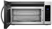 Whirlpool - 1.9 Cu. Ft. Over-the-Range Microwave with Sensor Cooking - Stainless Steel - Angle