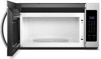 Whirlpool - 1.7 Cu. Ft. Over-the-Range Microwave - Stainless Steel - Angle