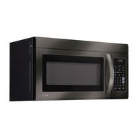 LG - 1.8 Cu. Ft. Over-the-Range Microwave with Sensor Cooking and EasyClean - Black Stainless Steel - Angle