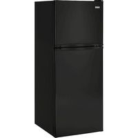 Haier - 9.8 Cu. Ft. Top-Freezer Refrigerator - Black - Angle