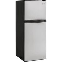Haier - 9.8 Cu. Ft. Top-Freezer Refrigerator - Stainless Steel - Angle