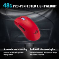 ASUS - ROG Harpe II Ace Ultralight Optical Gaming Mouse with ROG SpeedNova Wireless Technology - ... - Angle