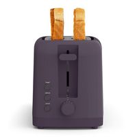 Bella - Fits-anywhere Kitchenware: 4-Slice Slim Toaster - Plum - Angle