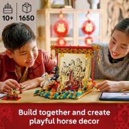 LEGO - Spring Festival Galloping Horse Canvas 80119 - Angle