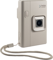 Fujifilm - instax mini LiPlay+ Instant Camera - Sand Beige - Angle