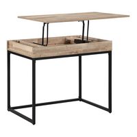 OSP Home Furnishings - Sit and Stand Desk - Brown - Angle