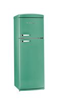 Unique Appliances - Classic Retro 11 cu.ft. Top Freezer Refrigerator - Ocean Mist Turquoise - Angle