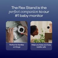 Nanit - Pro Smart Baby Monitor & Flex Stand - White - Angle