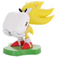 Cable Guys by Exquisite Gaming - Cable Guys: SEGA - Super Sonic Holder Earbud & Phone Holder - Angle