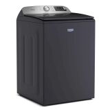 Maytag - 5.3 Cu. Ft. Pet Pro Top Load Impeller Washer with Extra Power and Sanitize Cycle with Ox... - Angle