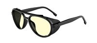 GUNNAR - Tallac Computer Glasses with Blue Light Reduction, Amber Lenses - Onyx - Angle
