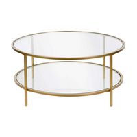 Camden&Wells - Laurita Coffee Table - Brass - Angle