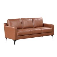 Serta - Fuller Sofa - Brown - Angle