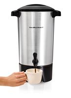 Hamilton Beach - Coffee Urn - Silver - Angle